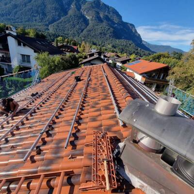 Roof project Garmisch Partenkirchen Green Ski School
